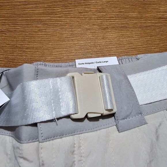 Air Jordan Cozy Girl Utility Puffer Pants Women's S Synthetic-Fill Belted Grey - Picture 10 of 15